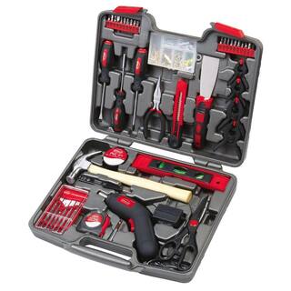 Apollo Home Tool Kit with 4.8-Volt Cordless Screwdriver (144-Piece) DT8422