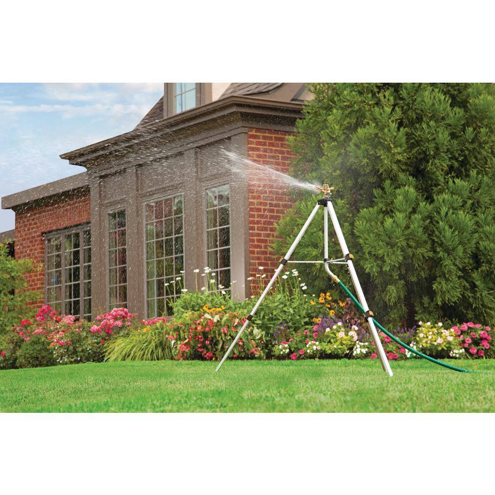 Melnor Deluxe Metal Pulsating Sprinkler with Tripod 897-926