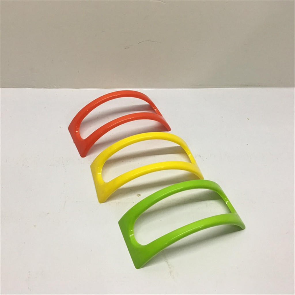 Jsaert 12PCS Colorful Plastic Taco Shell Holder Taco Stand Plate Protector Food Holder