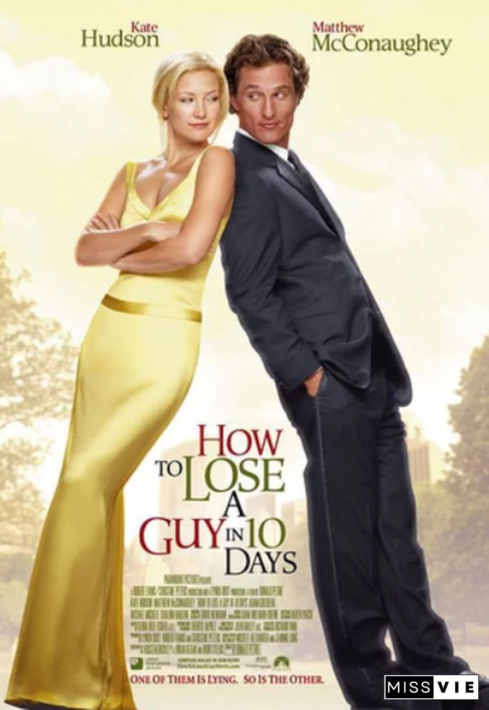 Yellow Column Long Evening Dress In Movie How to Lose a Guy in 10 Days