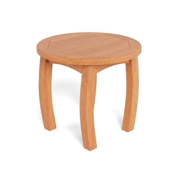 Jakarta Teak Round Outdoor Side Table