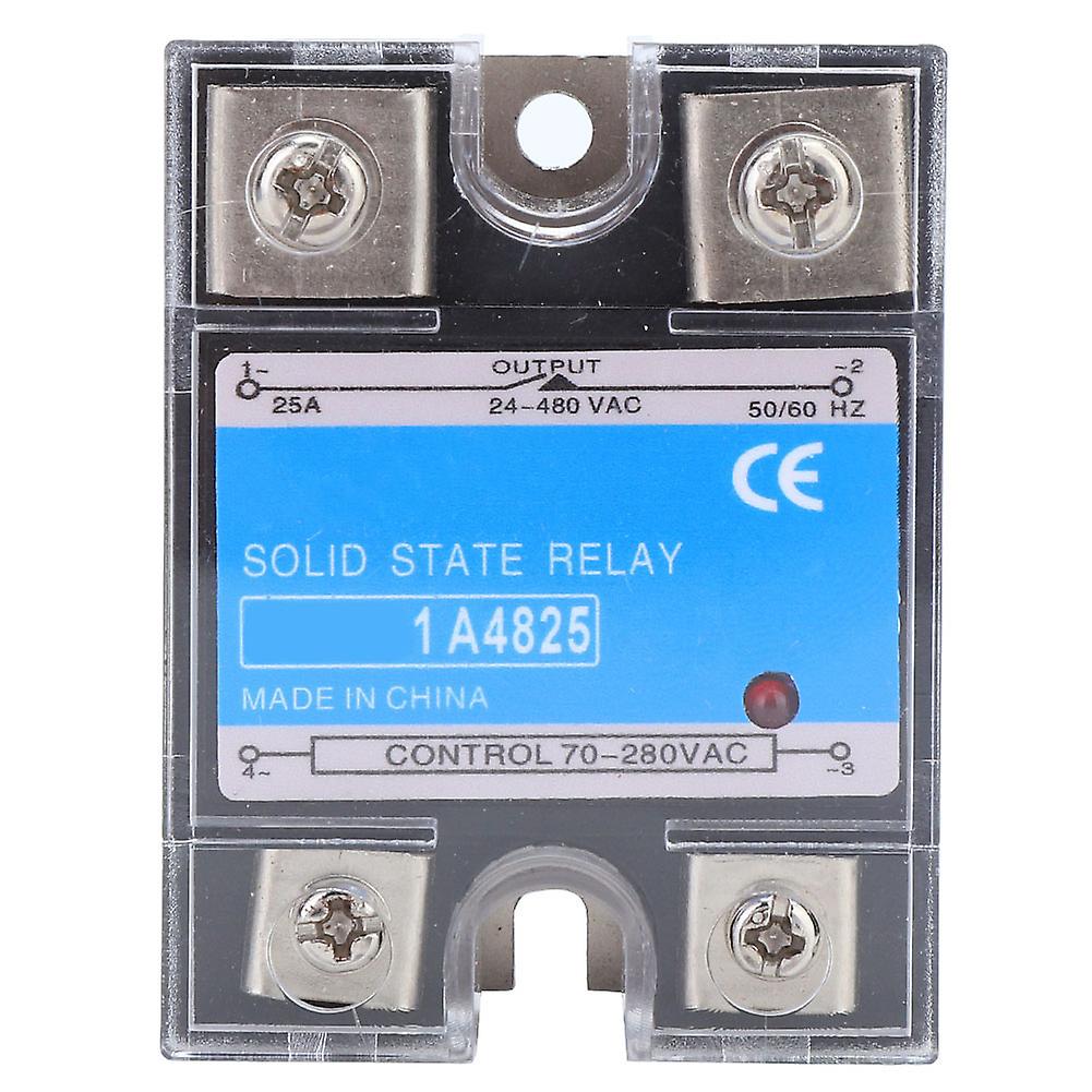 Single Phase Solid State Relay 70-280vac Input 24-480vac Load Ac Ac Ssr Electrical Equipment For Cnc Machinery(berm-1 A482525a )