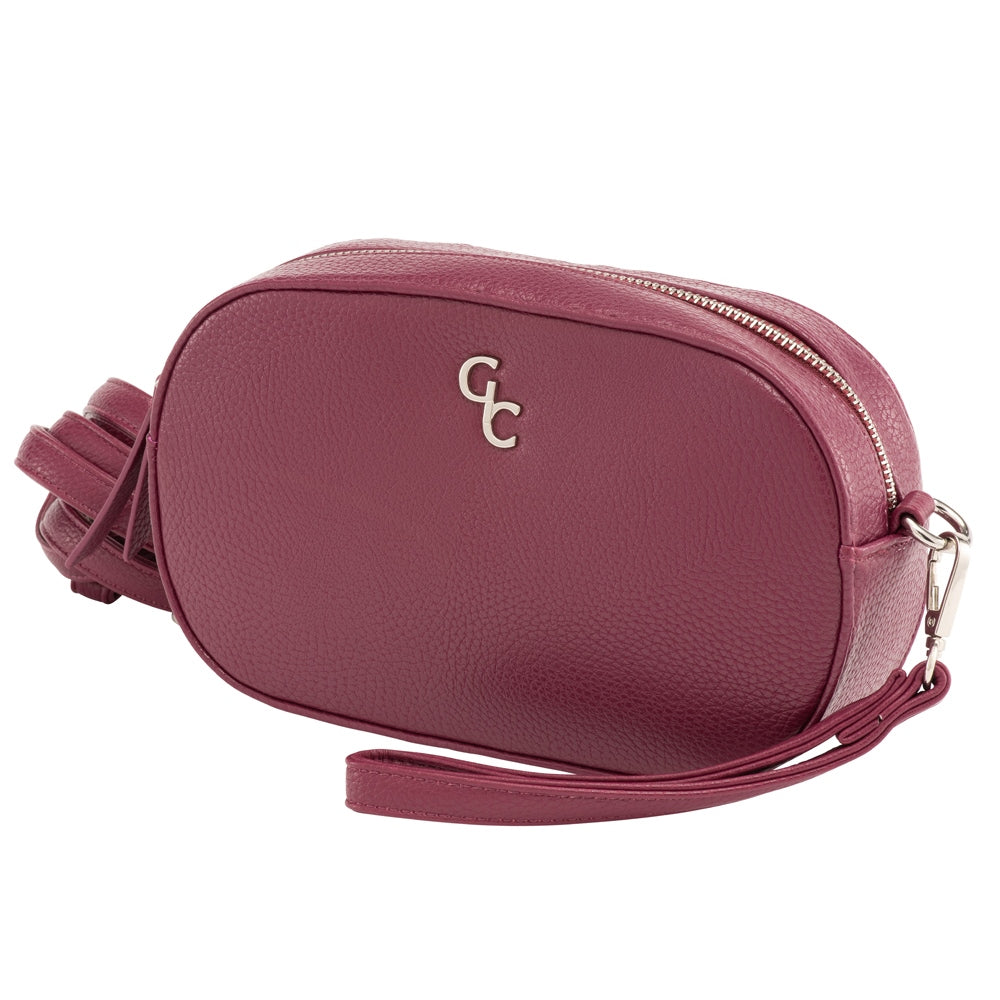 Galway Crystal Fashion Crossbody Bag - Mulberry