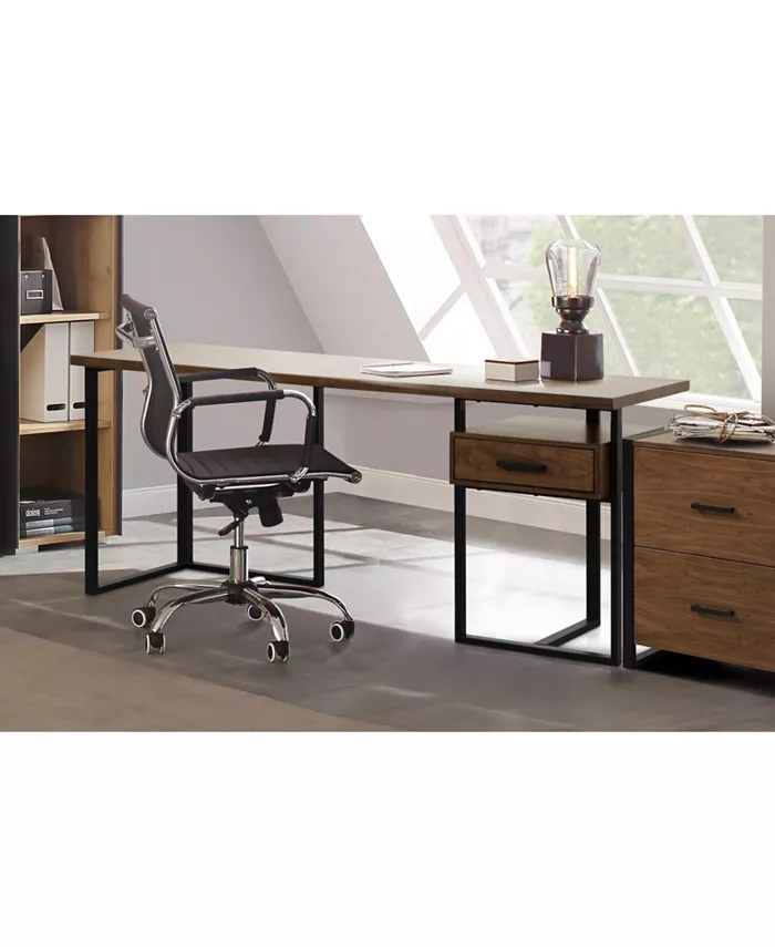 Furniture Helena Return Desk with 1 Cabinet