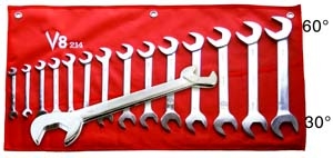 V8 Tools VT214 14 Piece SAE Angle Head Combo Wrenc...