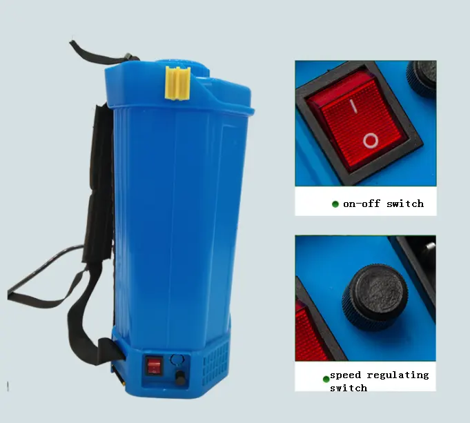 20 Liter 12Volt Plastic Agriculture Pesticide Backpack Knapsack Disinfect Electric Battery Pressure Pump Motor Power Sprayer