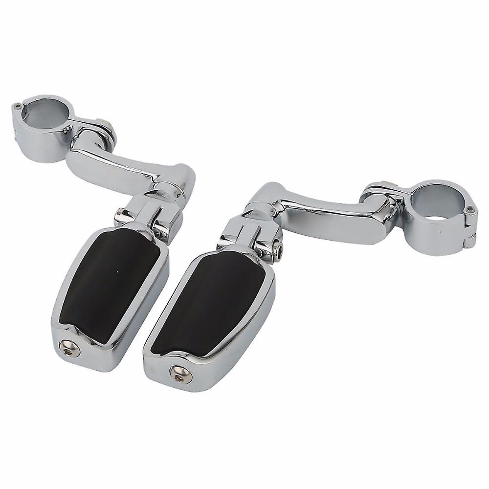 Born Pretty 1-1/4andquot; Highway Engine Guard Clamps Foot Pegs For Harley Davidson Touring Chrome