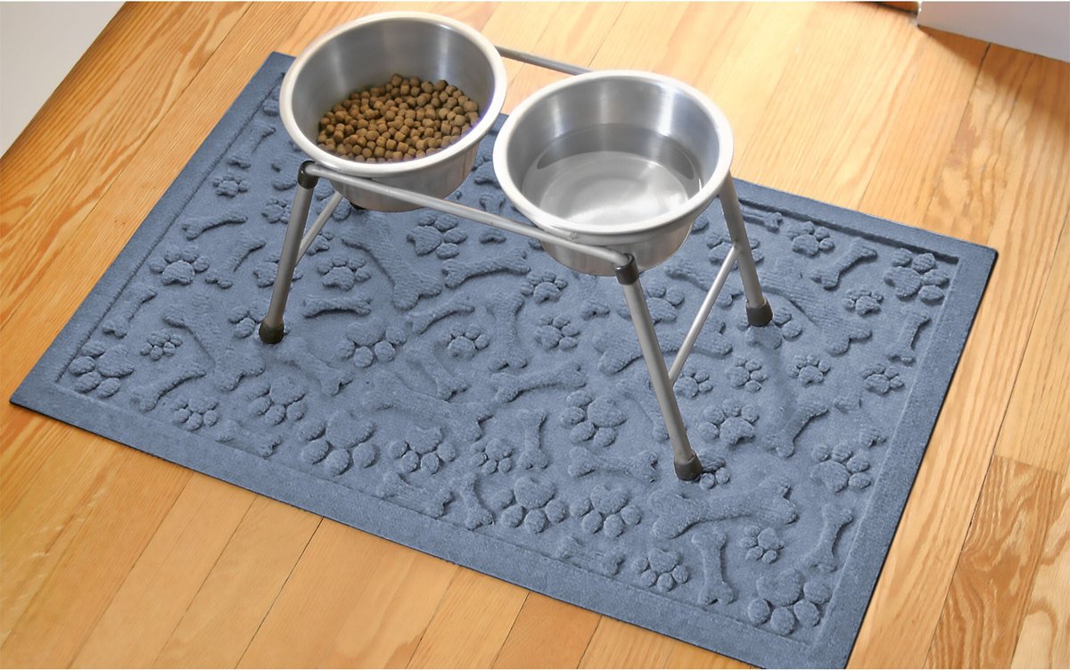 Bungalow Flooring Waterhog Paws and Bones Dog Dinner Mat