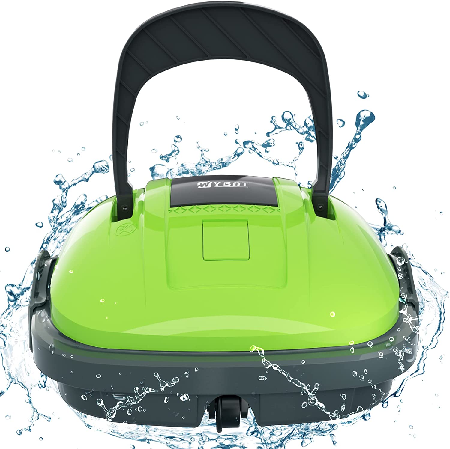 Cordless Robotic Pool Cleaner, Automatic Pool Vacuum, IPX8 Waterproof, Dual-Motor, 180μm Fine Filter, Ideal for Above Ground Pool and Flat Bottom In Ground Pool Up to 525 Sq.Ft,