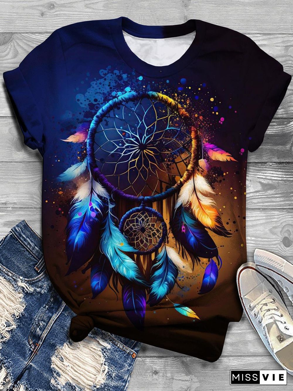 Dreamcatcher Crew Neck T-Shirt