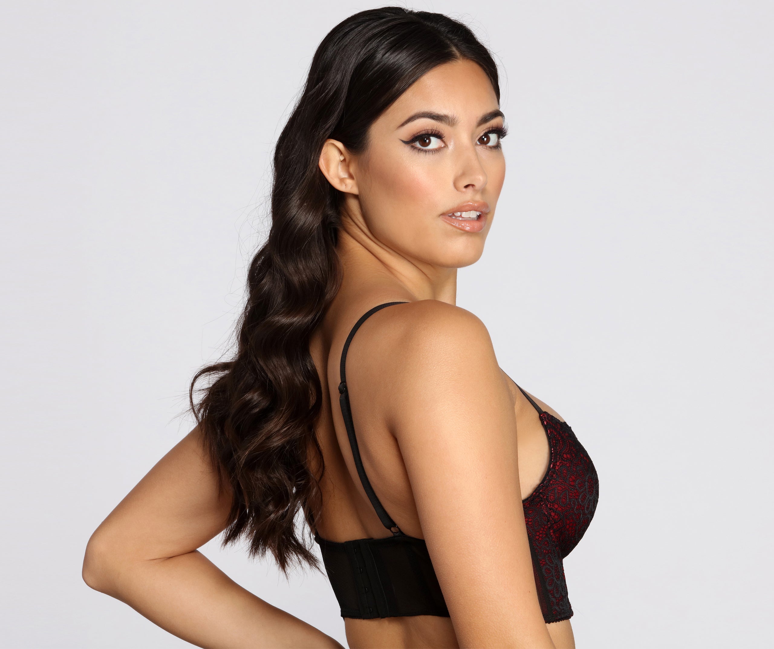 Dahlia Push Up Lattice Bra 2 Pack