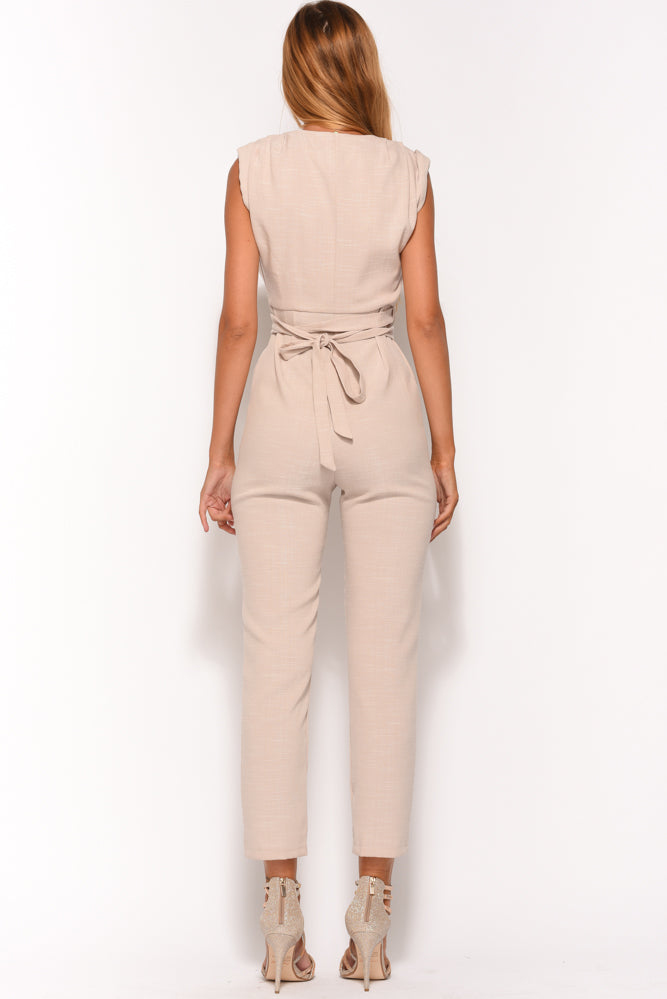 Healing Gems Jumpsuit Beige