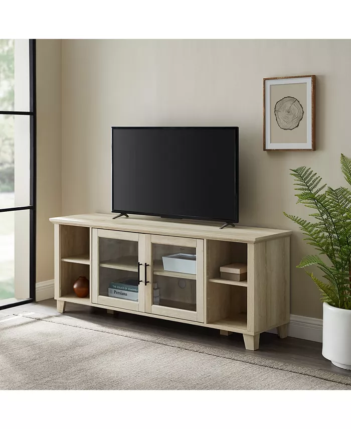 Walker Edison 58 Modern Farmhouse Wood TV Stand