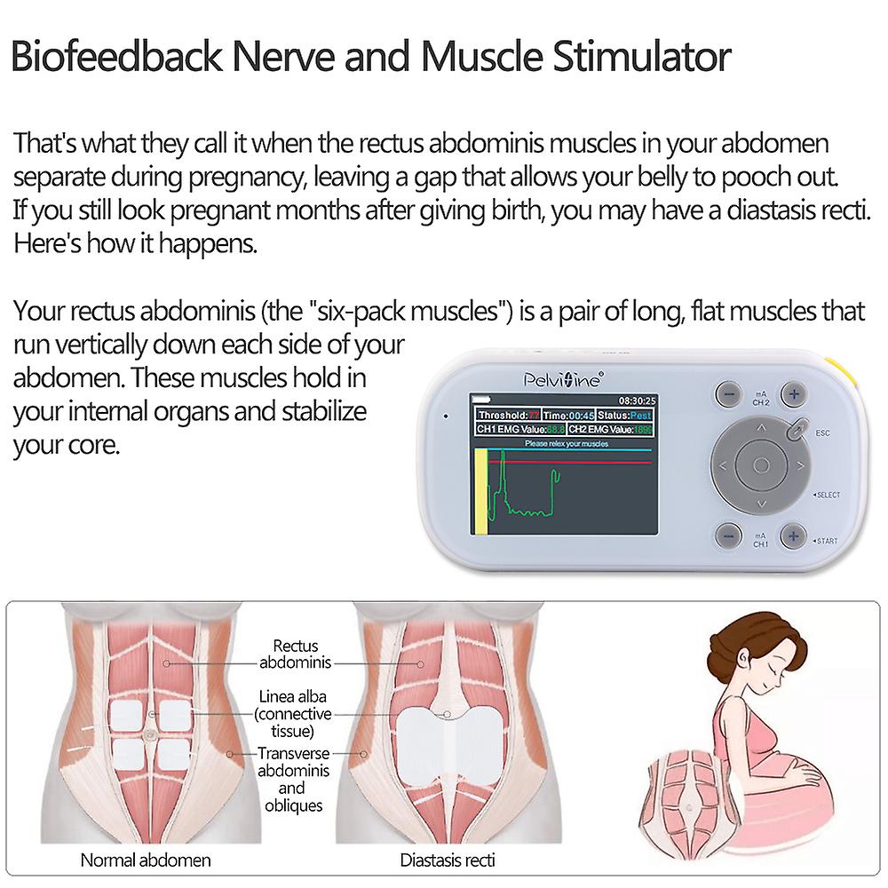 Born Pretty Biofeedback Emg Therapy Pelvic Floor Electricandamp;popandamp;fpfd Incontinence Uterine Improve Intimate Sensation Kegel Game Trainer