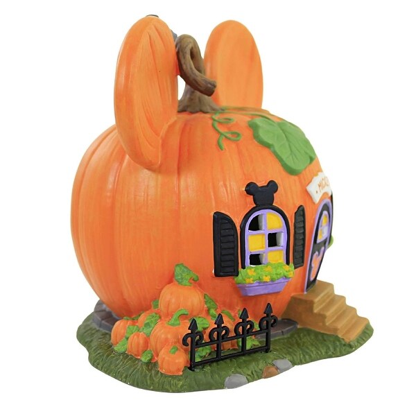 Dept 56 Disney Mickey's Pumpkintown House Halloween Figure