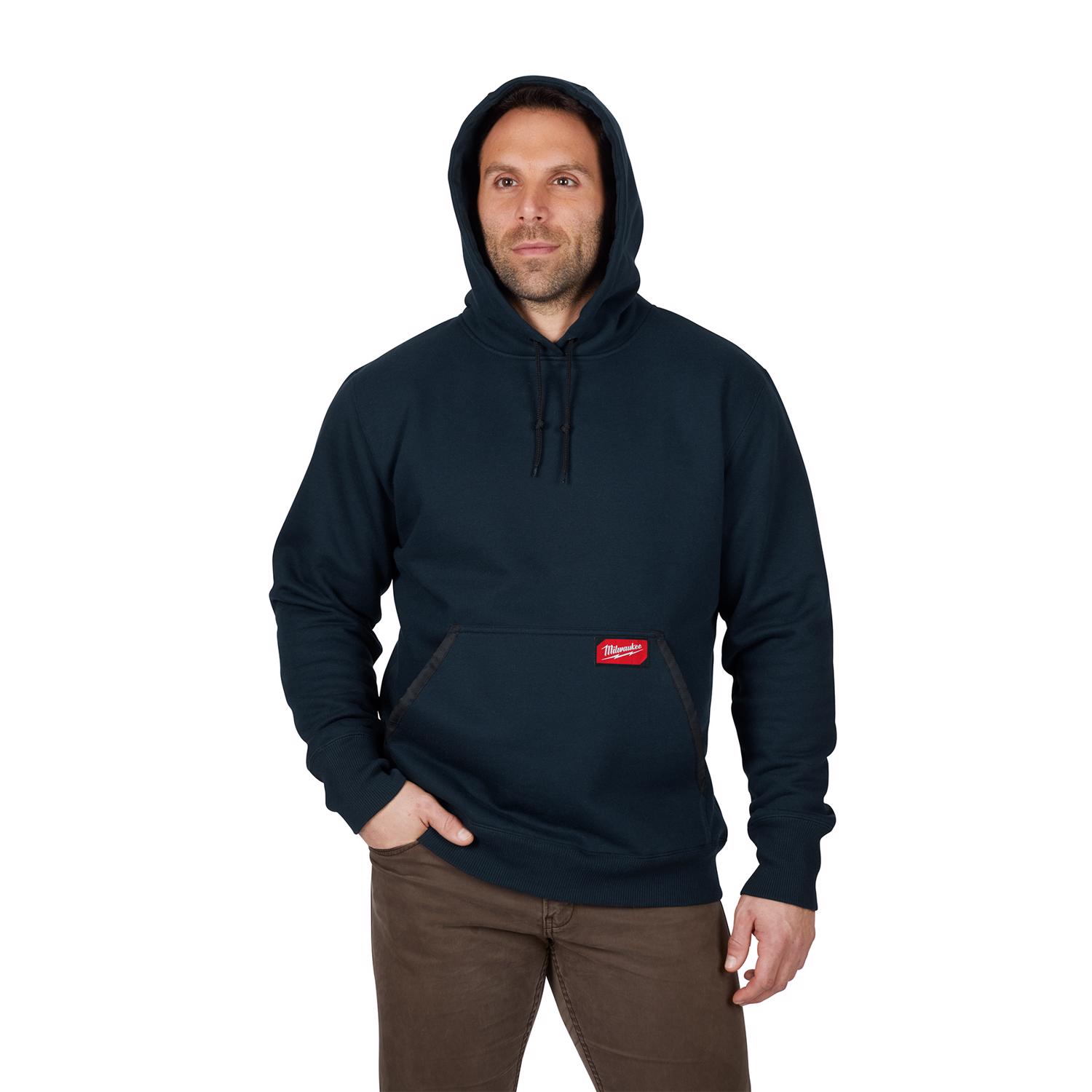 MW L Long Sleeve Unisex Hooded Hoodie Blue