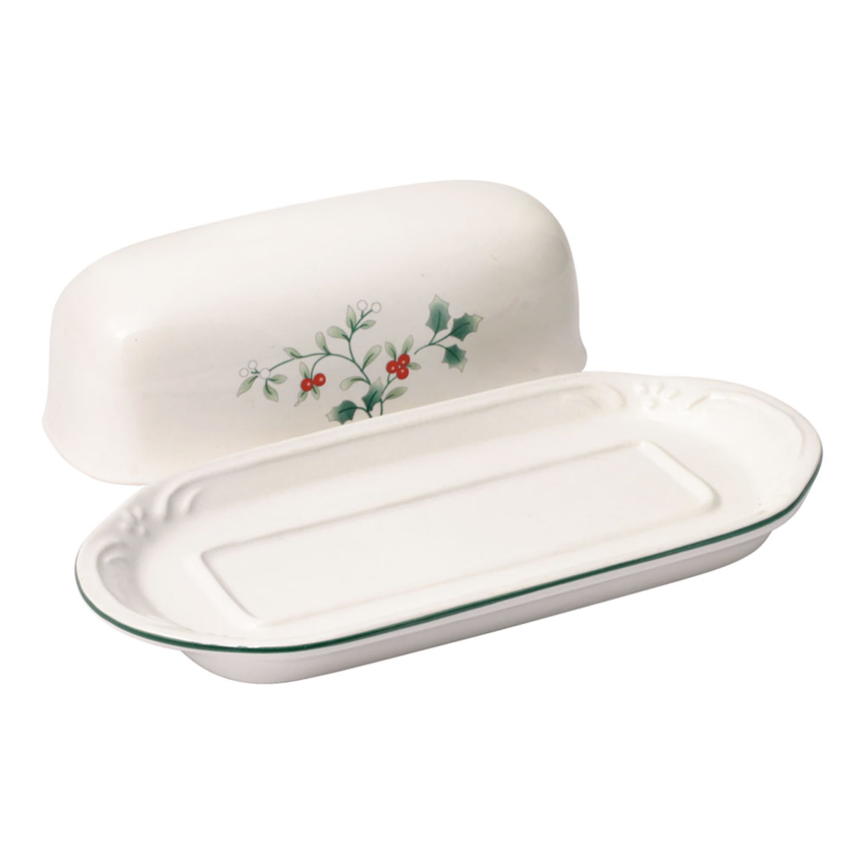 Pfaltzgraff Winterberry Covered Butter Dish Dinnerware Set