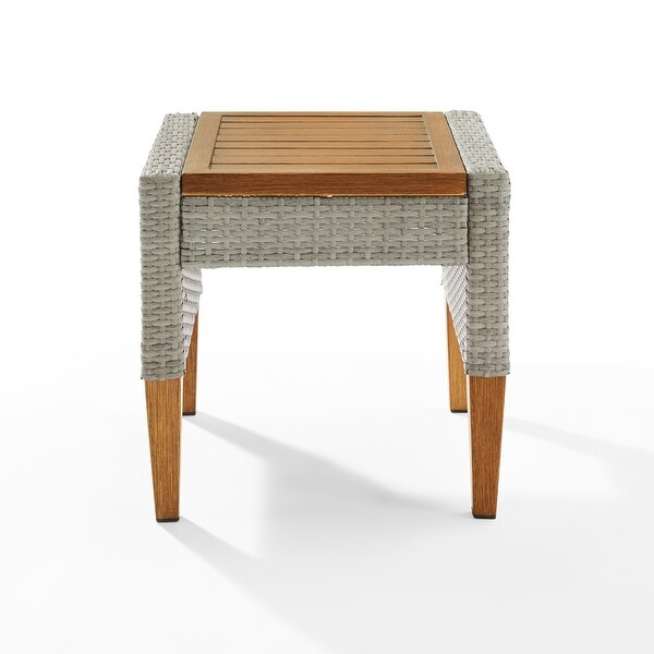 Crosley Capella Outdoor Wicker Side Table