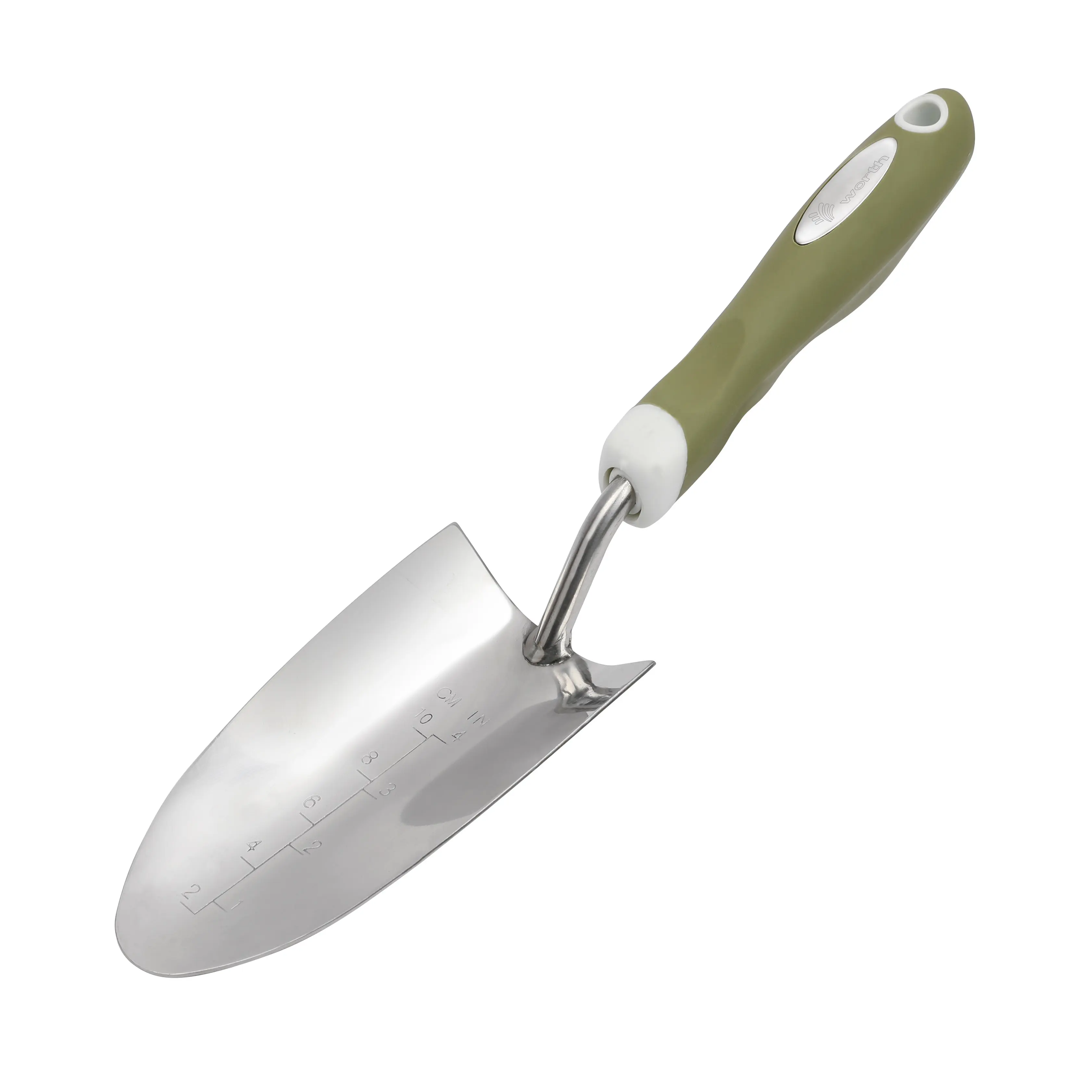 High Quality PP TPR Soft Ergonomic Handle Stainless Steel Trowel Garden Hand Tool