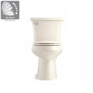 KOHLER Highline Arc The Complete Solution 2-piece 1.28 GPF Single Flush Elongated Toilet in Biscuit Seat Included (3-Pack) K-78279-3-96