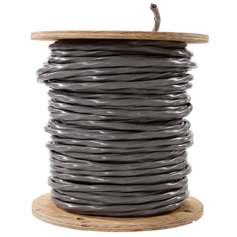 Southwire 500 ft. 3-3-3-5 Gray Standed CU SER Cable 27757403