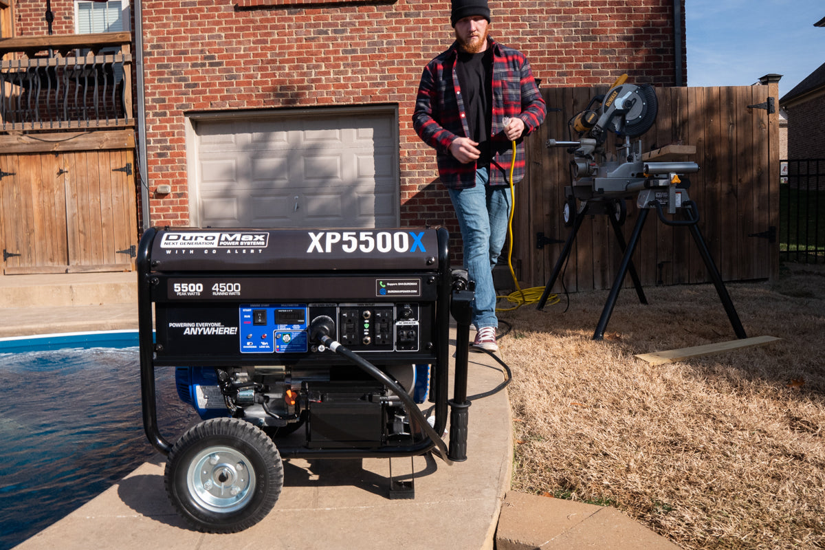 5,500 Watt Gasoline Portable Generator w/ CO Alert