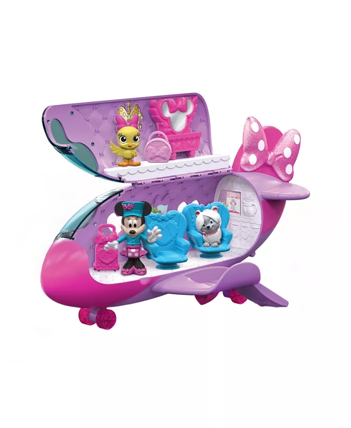 Minnie Mouse Macys Disney Junior Bow Liner Jet Toy Figures and Playset