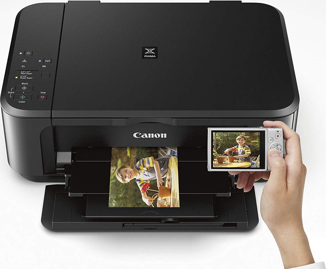 Canon PIXMA MG3620 Wireless AllinOne Color Inkjet Photo Printer Black  Crowdfused