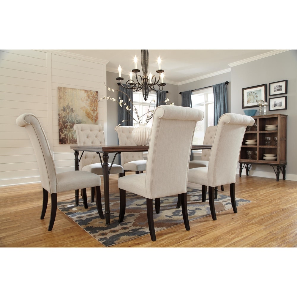 Signature Design By Ashley Tripton Tufted Dining Chair Set of 2