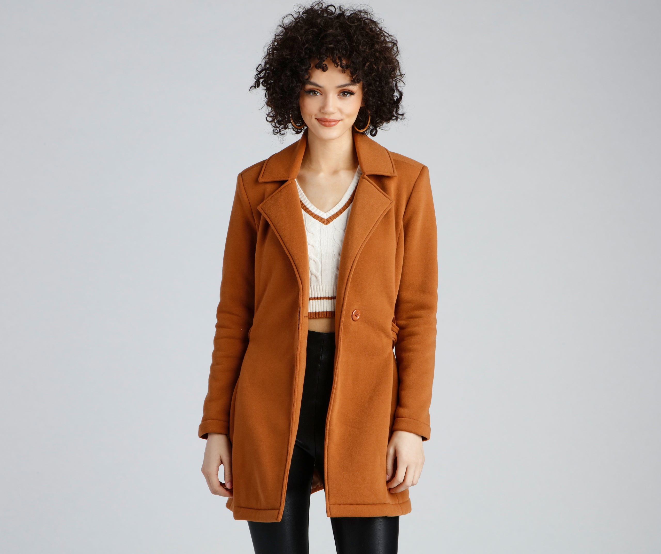 The Essential Fleece Trench Coat