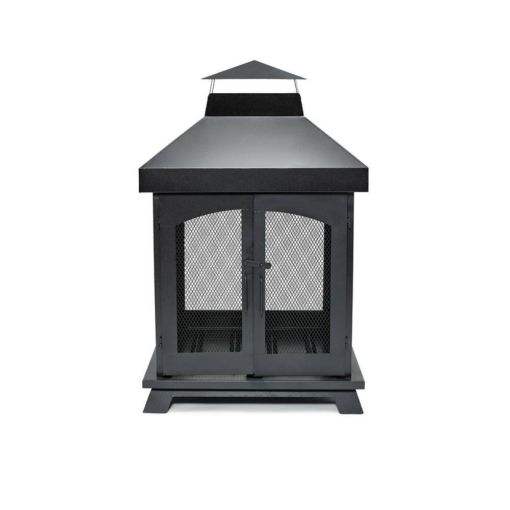 Endless Summer 43 in. Black All Steel Wood Burning Fireplace WAF3014ES