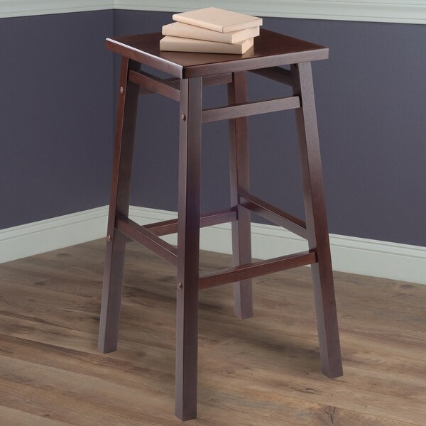 Carter Square Seat Bar Stool - 15.43 x 15.43 x 29.02 inches