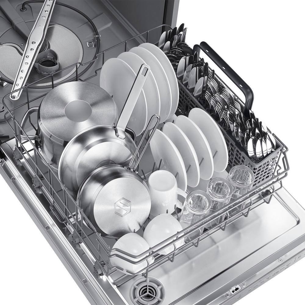  Fingerprint Resistant 53 dBA Dishwasher with Adjustable Rack in Stainless Steel DW80CG4021SR