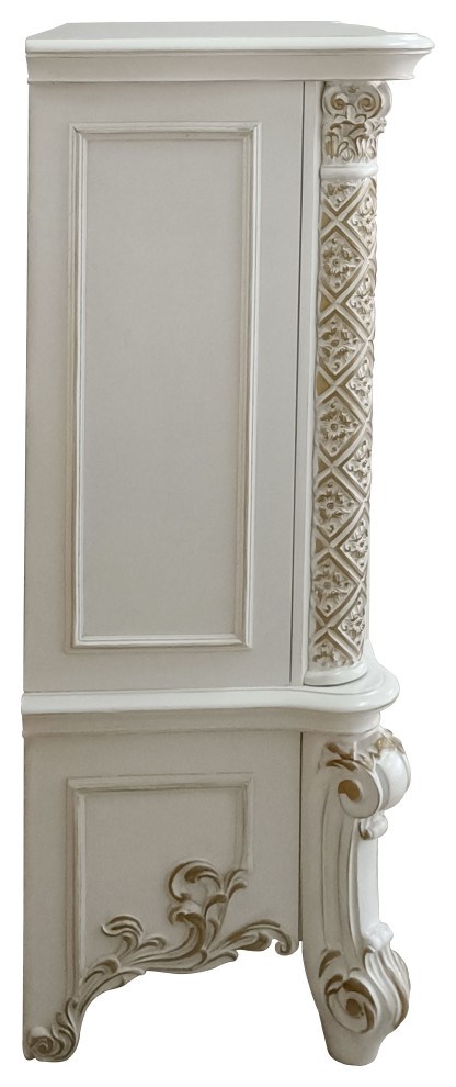 ACME Vendome Chest in Antique Pearl Finish   Victorian   Accent Chests And Cabinets   by Acme Furniture  Houzz