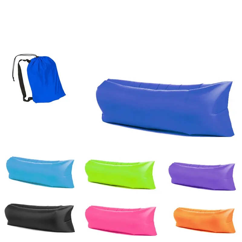 5 in 1 wholesale hight quality relax lazy double lounger couch chair  bed portable bag inflatable air sofa