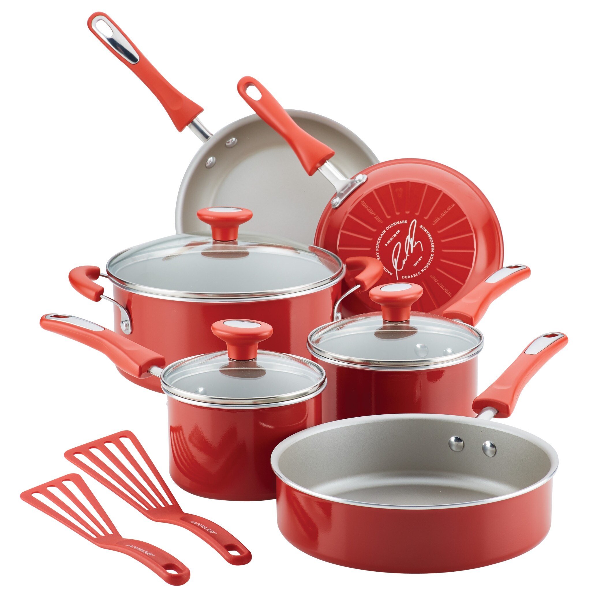 11-Piece Get Cooking! Pots and Pans Set， Cookware Set