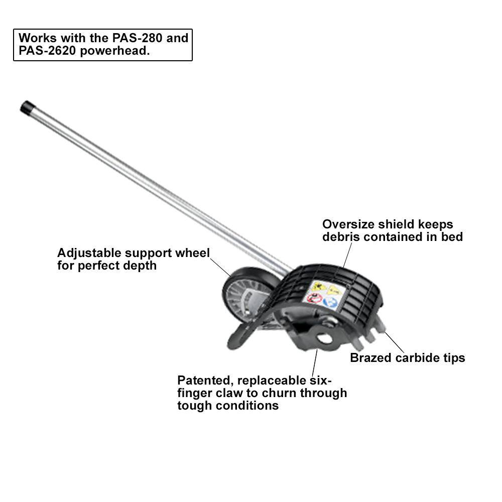 ECHO Adjustable Depth Bed Redefiner Attachment for ECHO Pro Attachment Series for Edge Shaping Garden Beds 99944200465