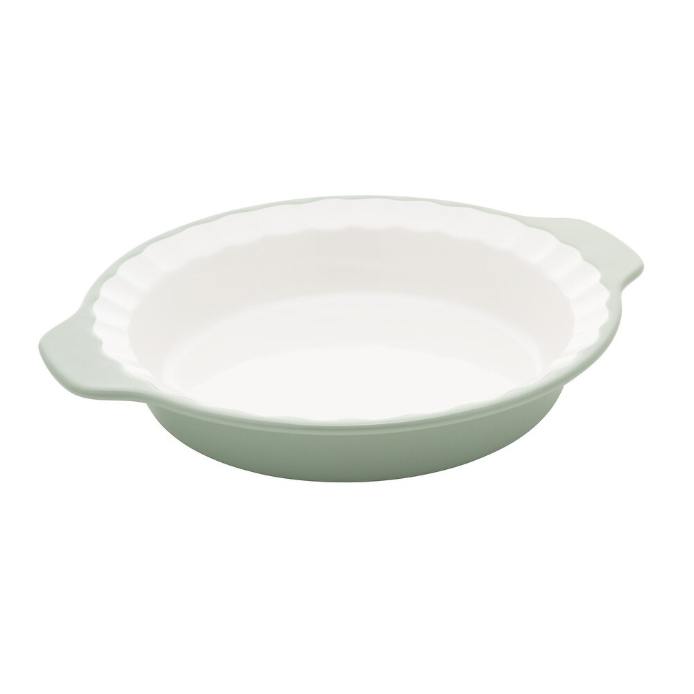 KitchenAid Vitrified Stoneware 9 in Pie Plate  Pistachio