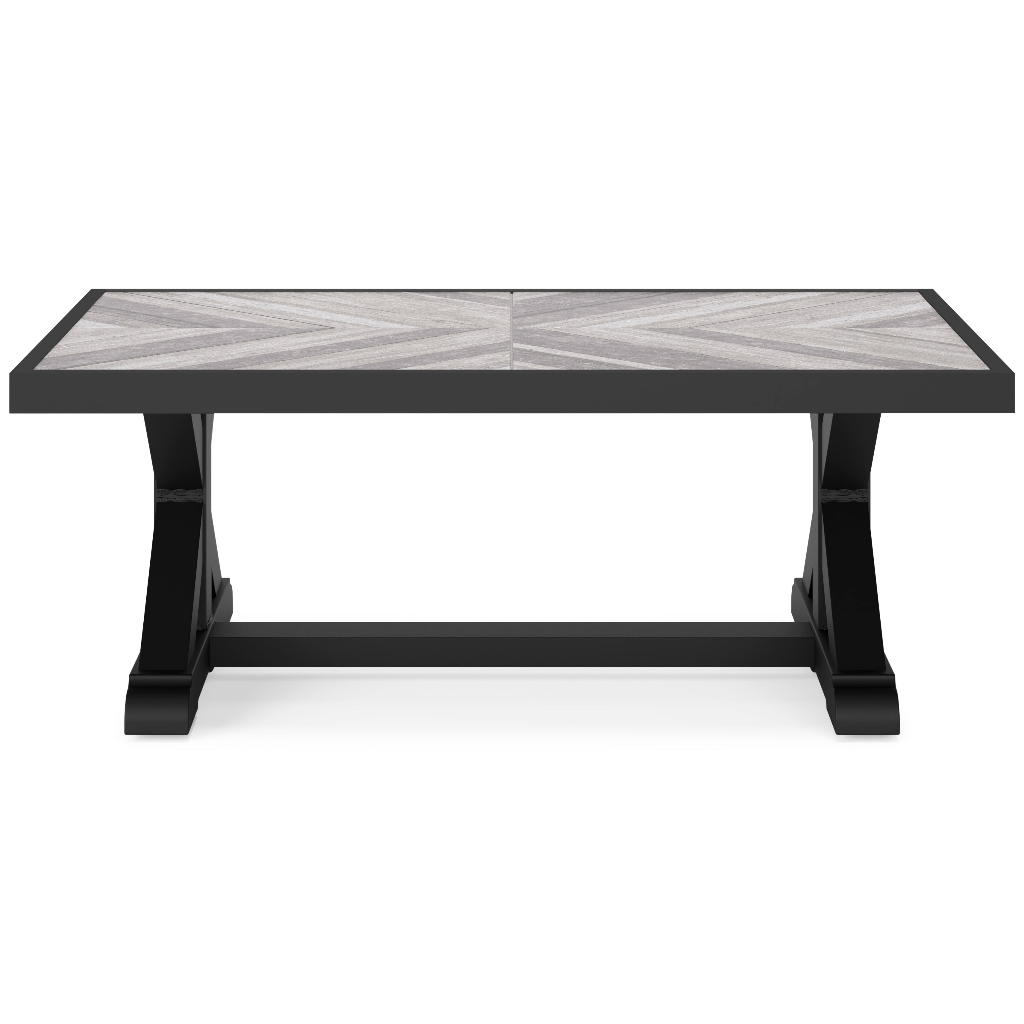 Fire Island Black Outdoor 48 Coffee Table - NEW