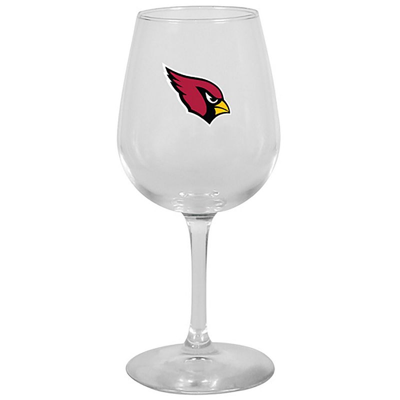 Arizona Cardinals 12oz. Stemmed Wine Glass