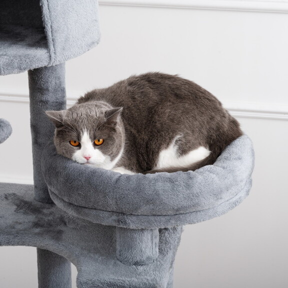 Cat Tree  105 inch Cat Tower for Indoor Cats  Plus...