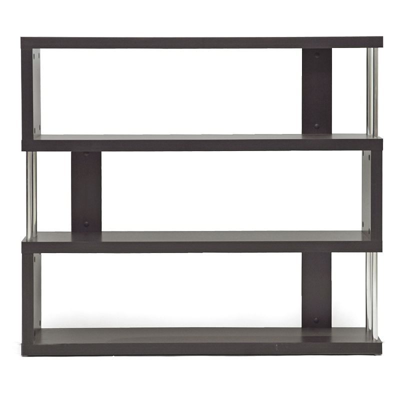 Baxton Studio Barnes 3-Shelf Bookcase