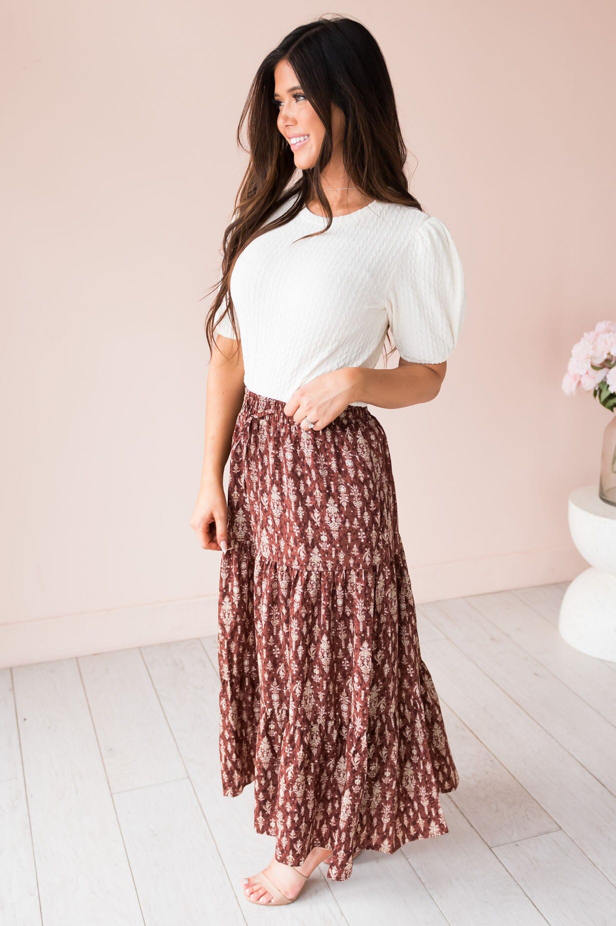 Sunny Days Modest Maxi Skirt