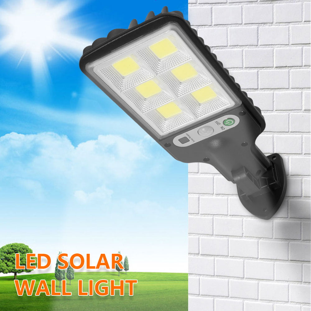 Willstar LED Solar Street Lights Outdoor Solar Motion Sensor Light Waterproof Solar Security Wall Light with 3 Lighting Modes for Garden Street Garage Path