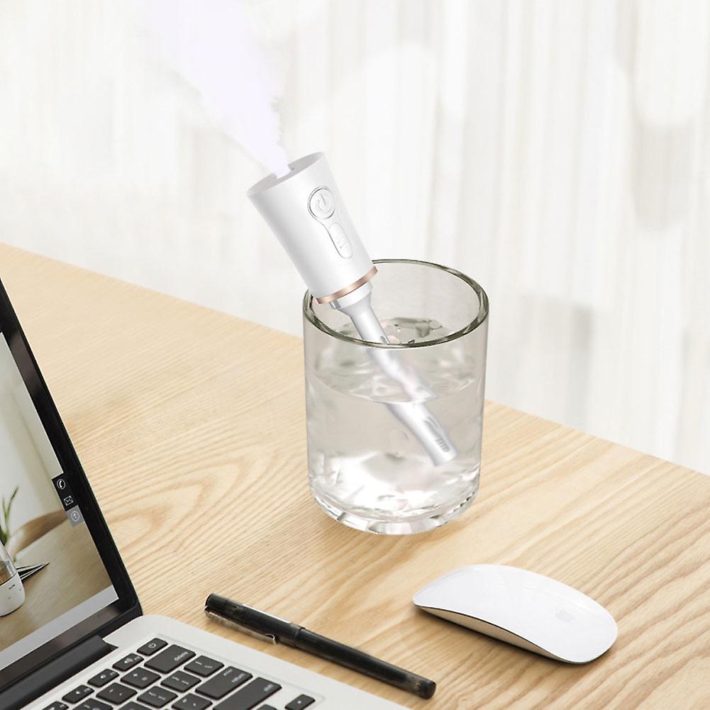 Portable Handheld Humidifier Portable Mist Sprayer Face Hydrating Humidication Usb Chargingwhite