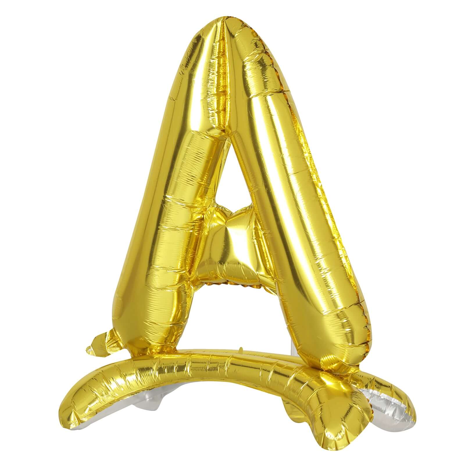 Gold Self Standing Helium/Air Mylar Foil Letter and Number Balloons 27