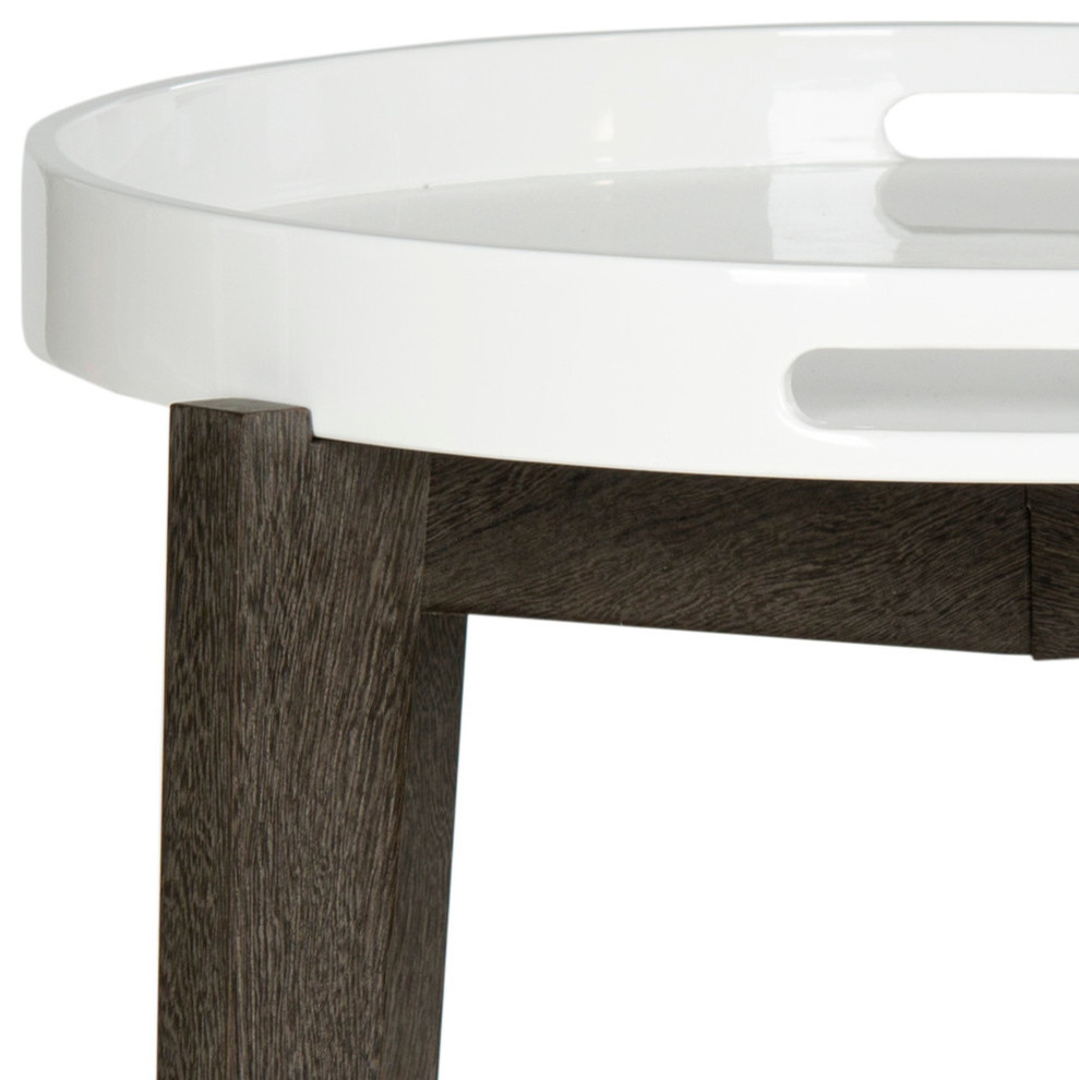 Safavieh Ben Lacquer Side Table   Transitional   Side Tables And End Tables   by HedgeApple  Houzz