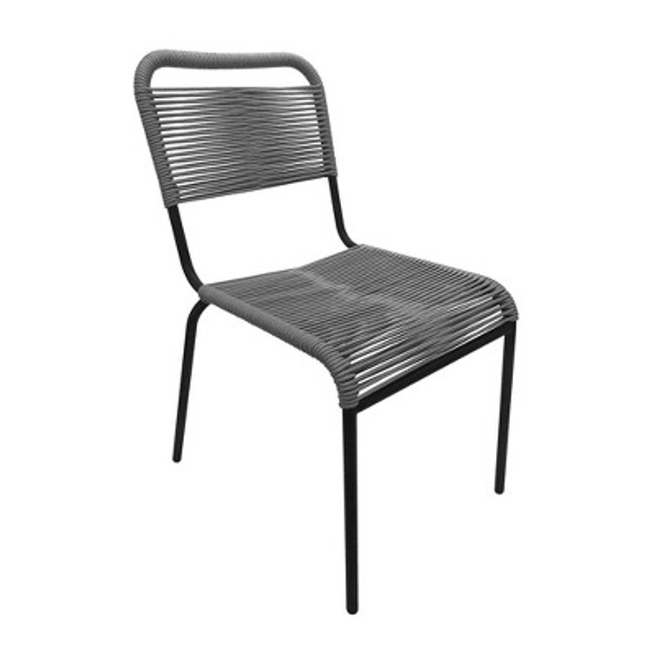 2pk Outdoor Dining Chairs - Gray - TK Classics