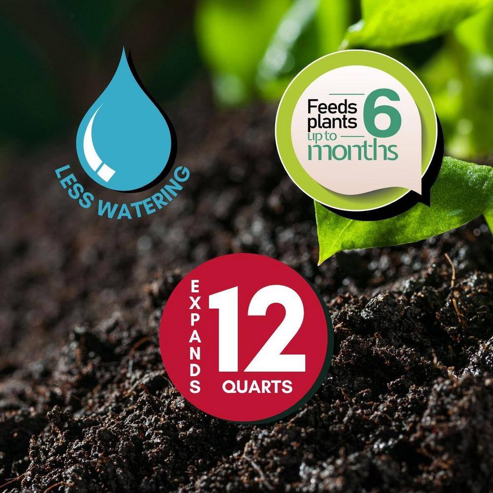 WONDER SOIL Premium Organic Coco Coir Potting Garden Soil - 3 lbs. Expands Up to 3 Gal. WSOR3