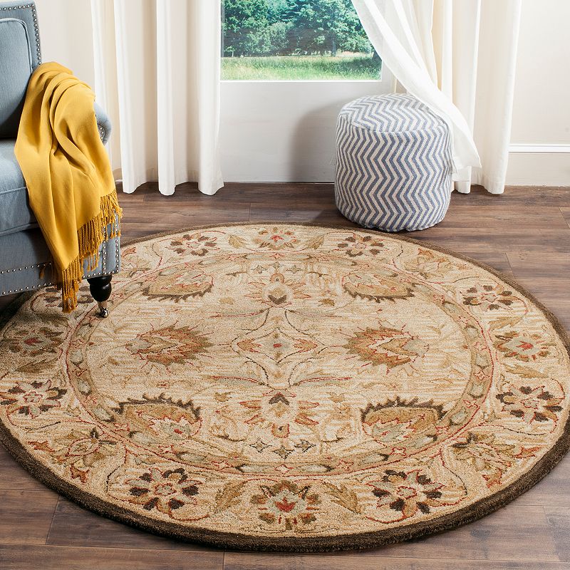 Safavieh Antiquity Margaret Framed Floral Wool Rug